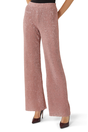 Markus Sequin-Embellished Jersey pants